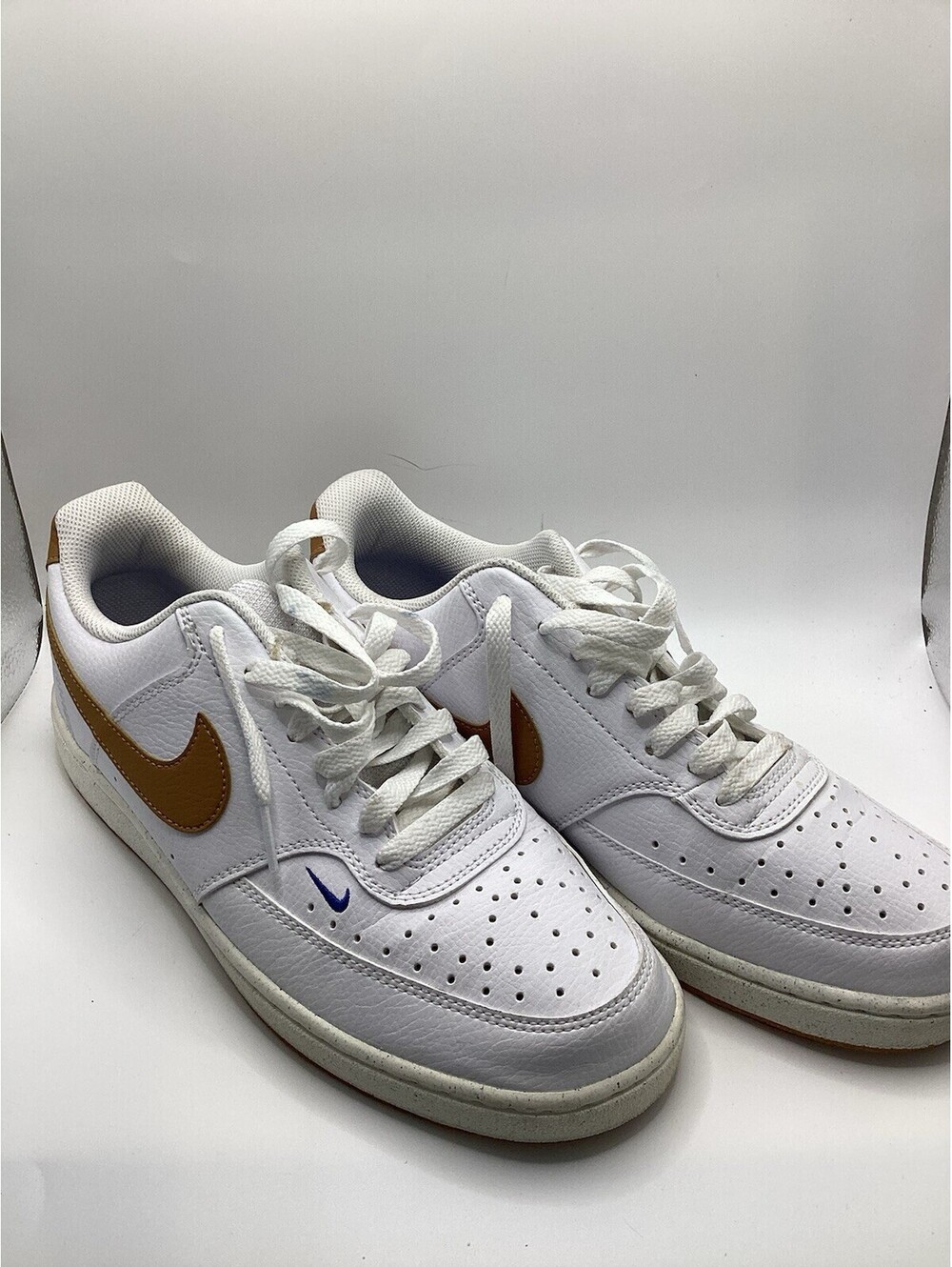 Size 10- Nike Court Vision Next Nature Low White Flax W